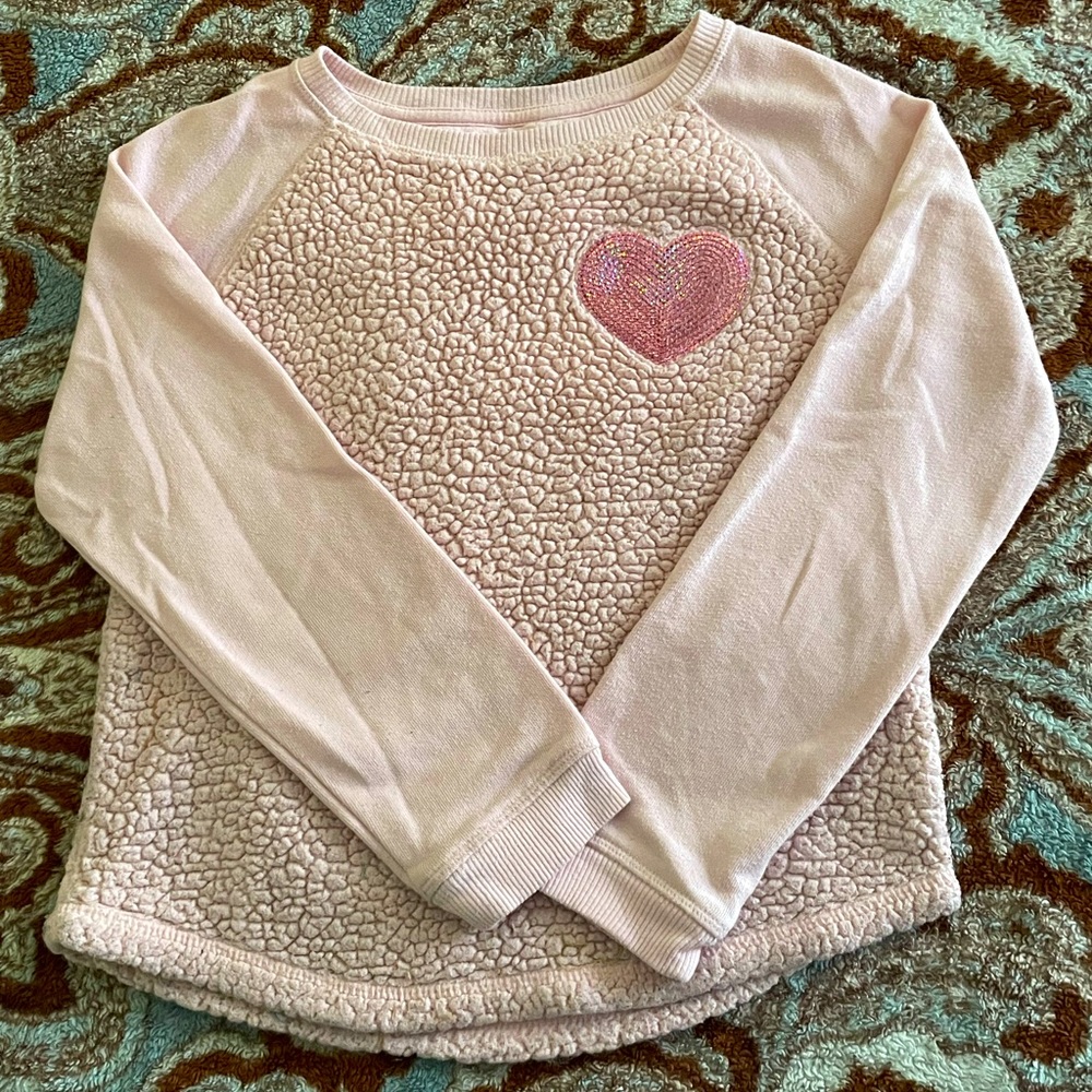 SO Girls Pink Fleece Sweatshirt